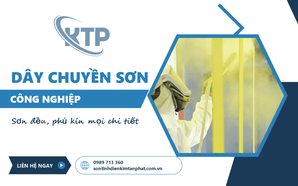 dây chuyền sơn tĩnh điện công nghiệp