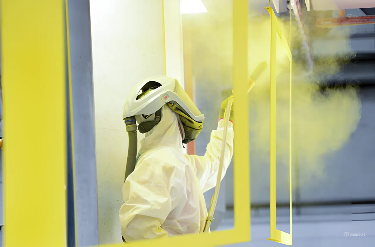 Sơn tĩnh điện công nghiệp 2